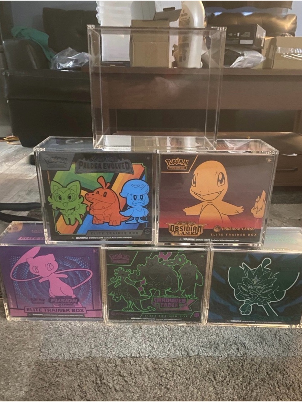 Pokémon Elite Trainer Box Set with Colorful Covers